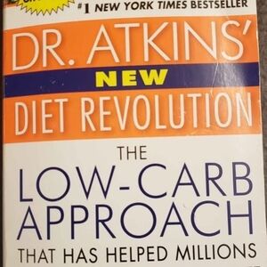 Dr. Atkins' New Diet Revolution Coffee Table Book - White and Orange